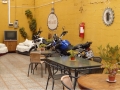 25 La Serena / Auch die Motos dürfen im Hostel übernachten.