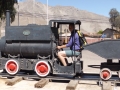 99 Copiapo / Kleine Lok vor Eisenbahnmuseum